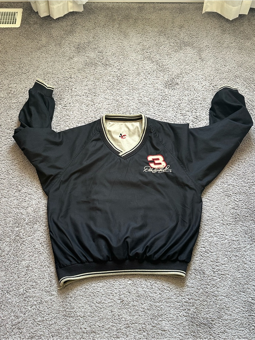 Vintage Dale Earnhardt 3 GM Goodwrench Reversible Zip Chase authentics Jacket M